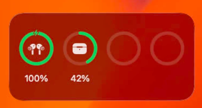 macOS Batteries widget